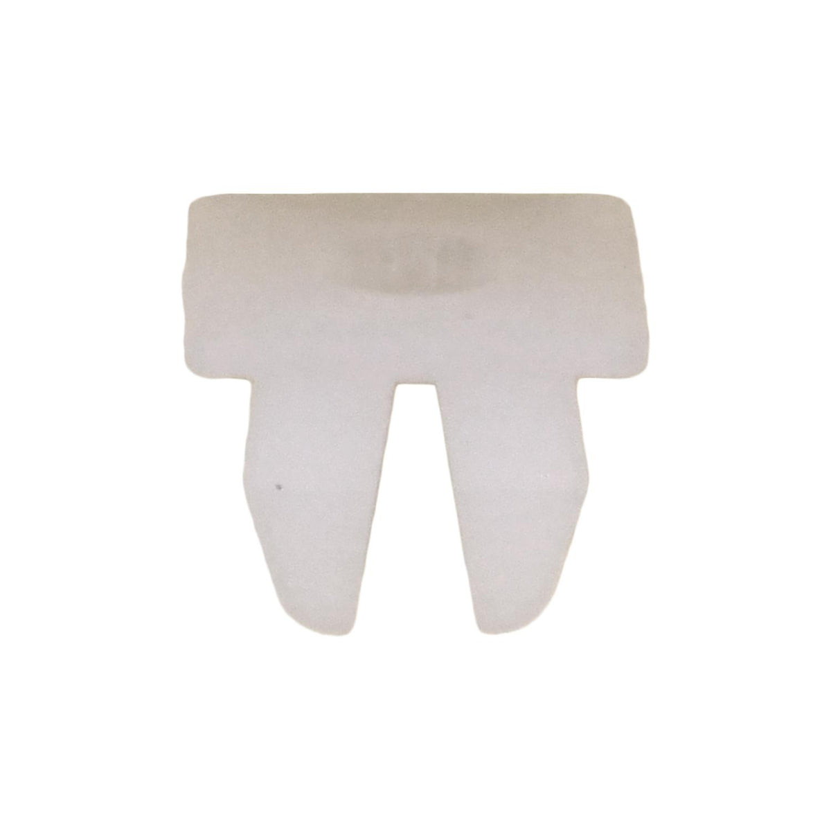 7mmx7mm White Nylon Nut, #8