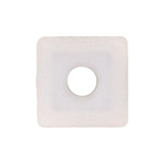 7mmx7mm White Nylon Nut, #8