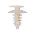 9mmx18mm White Nylon Double Head Door Trim Panel Christmas Tree Retainer, 19mm Head