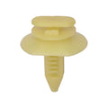 5/16"x3/4" Yellow Nylon Triple Head Door Trim Panel Christmas Tree Retainer, 3/4"x7/8" Head