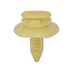 5/16"x3/4" Yellow Nylon Triple Head Door Trim Panel Christmas Tree Retainer, 3/4"x7/8" Head