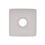 #8 White Nylon Headlight Bezel Nut, 5/16"