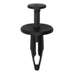 9/32"x7/8" Black Push-Type Retainer with Closed End, 11/16" Head