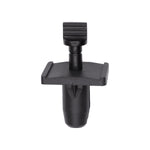 5/16"x19/32" Black Push-Type Grille Attachment Retainer Head Size with Open End, 19/32"x3/4" Head