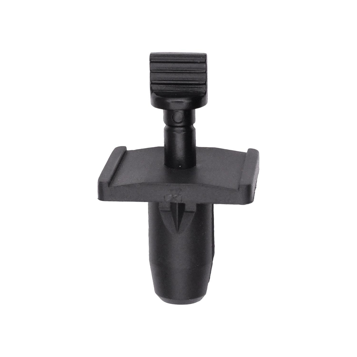 5/16"x19/32" Black Push-Type Grille Attachment Retainer Head Size with Open End, 19/32"x3/4" Head