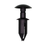 3/16"x7/16" Black Push-Type Tail Light Retainer with Closed End, 3/8" Head
