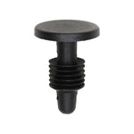 9/32"x5/8" Black Nylon Single Head Fascia Fastener, 1/2" Head