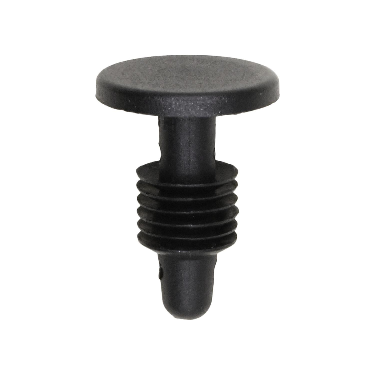 9/32"x5/8" Black Nylon Single Head Fascia Fastener, 1/2" Head