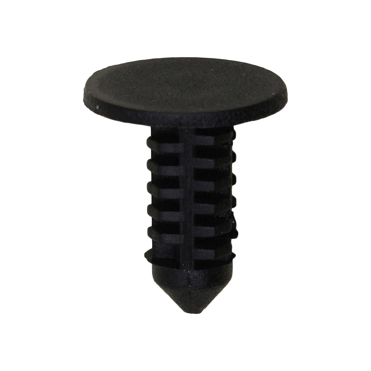 7/32"x1/2" Black Nylon Fascia Retainer, 7/16" Head
