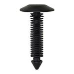 5/16"x1-3/8" Black Nylon Single Head Rear Hood Seal Christmas Tree Retainer, 3/4" Head