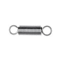 Extension Spring 048 Wire Size, 0.344" OD, Zinc