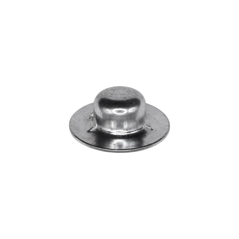 1/4" Washer Cap Type Fastener Height, Zinc