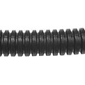 1/4" Black Nylon 6 Split flexible tubing Wire Loom, 3/8" OD, 300 F. (149 C.)