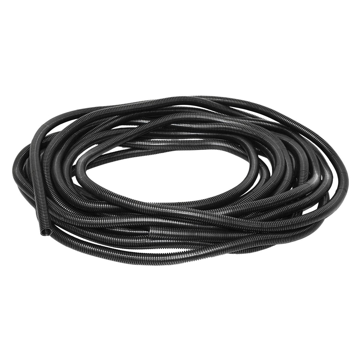 1/2" Black Nylon 6 Split flexible tubing Wire Loom, 11/16" OD, 300 F. (149 C.)