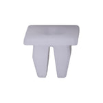 7mmx7mm White Nylon Nut, #8, 10mm Width