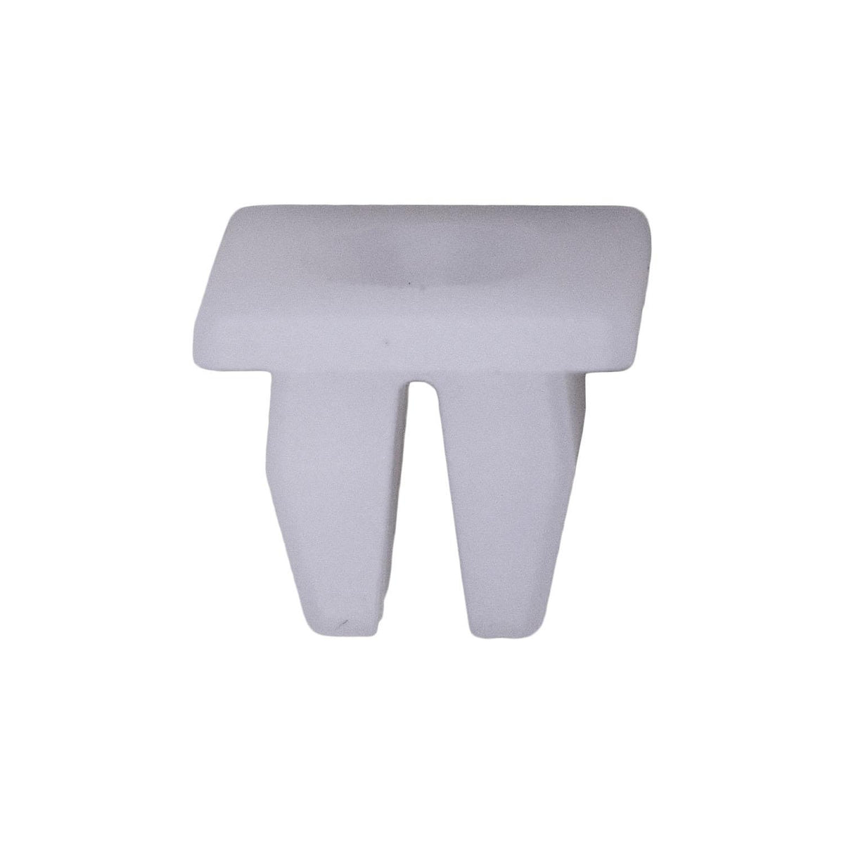 7mmx7mm White Nylon Nut, #8, 10mm Width