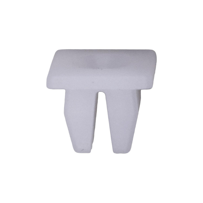 7mmx7mm White Nylon Nut, #8, 10mm Width