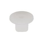 9mmx9mm White Nylon Nut, 17mm Head