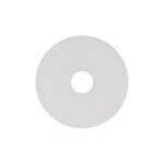 9mmx9mm White Nylon Nut, 17mm Head