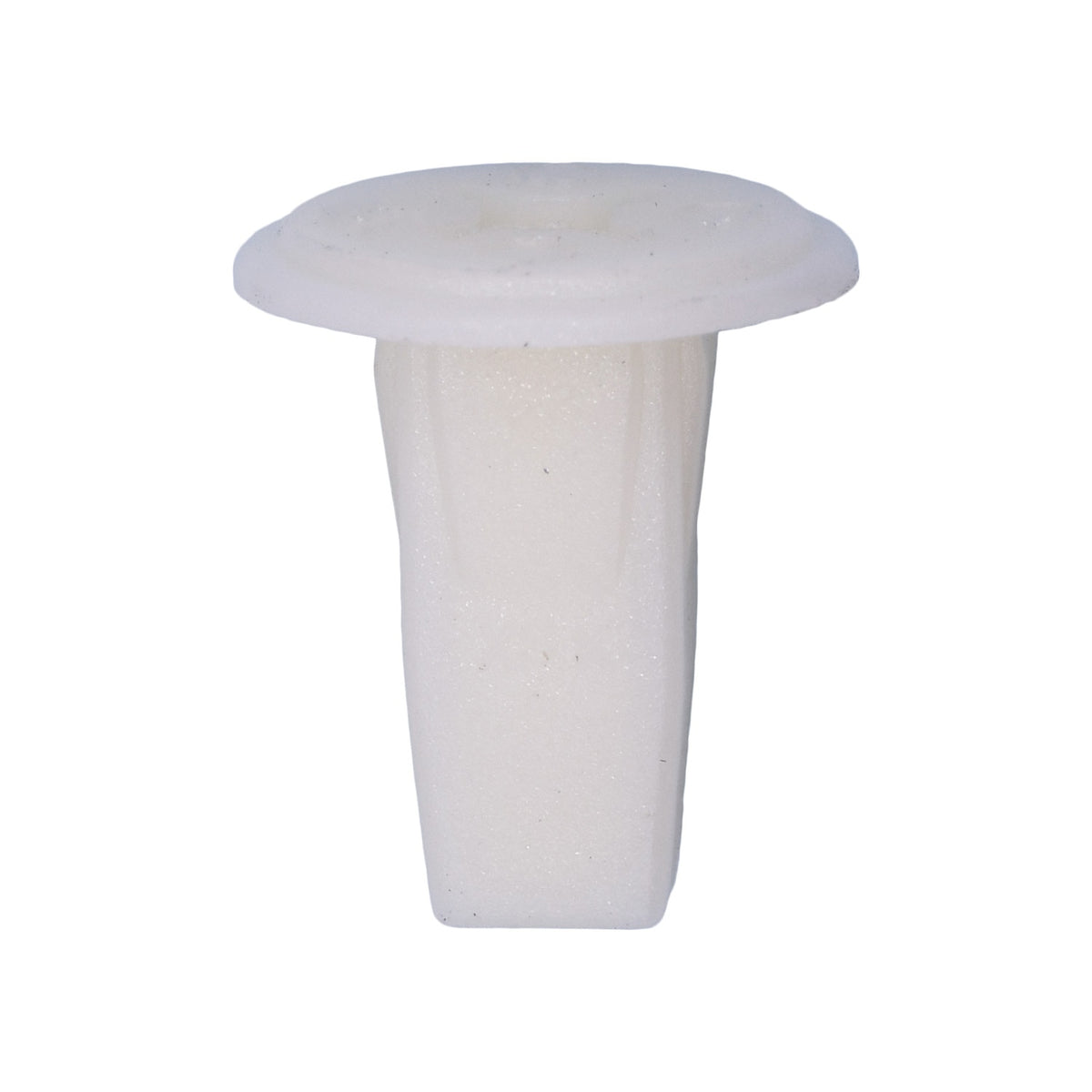 #6 White Nylon Screw Grommet, 7mmx7mm Square Hole, 14mm Head