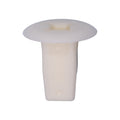 M4.8 White Nylon Screw Grommet, 8.5mmx8.5mm Square Hole, 18mm Head