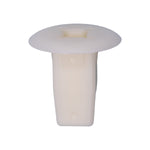 M4.8 White Nylon Screw Grommet, 8.5mmx8.5mm Square Hole, 18mm Head