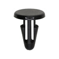 7.5mmx15mm Black Nylon Single Head Retaining Clip, 13mm Head