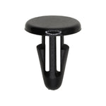 7.5mmx15mm Black Nylon Single Head Retaining Clip, 13mm Head