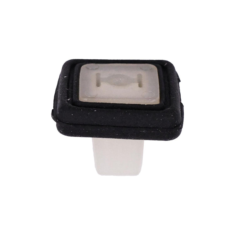 #6 White Nylon Screw Grommet, 7mm Square Hole, 15mm
