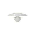 6.5mmx5mm White Nylon Double Head Weather Strip Clip