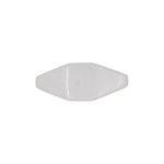 6.5mmx5mm White Nylon Double Head Weather Strip Clip