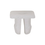 #8 White Nylon Screw Grommet, 6mm Square Hole