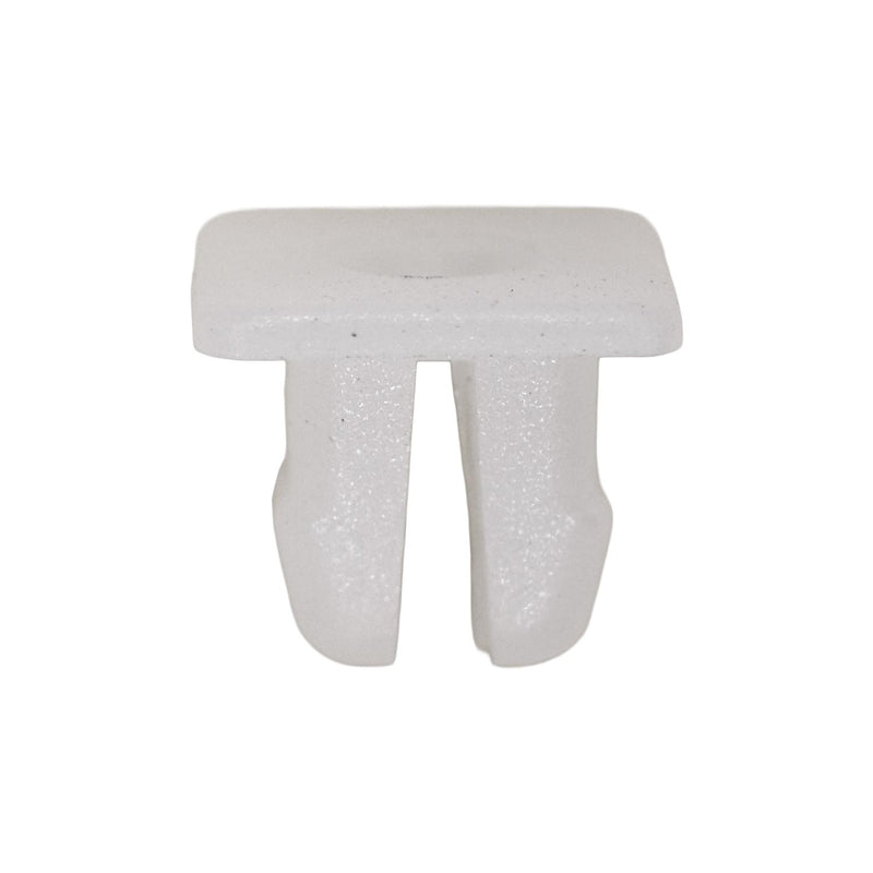 #8 White Nylon Screw Grommet, 6mm Square Hole