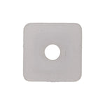 #8 White Nylon Screw Grommet, 6mm Square Hole