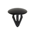 10mmx15mm Black Nylon Single Head Retaining Clip, 18mm Head