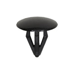 10mmx15mm Black Nylon Single Head Retaining Clip, 18mm Head