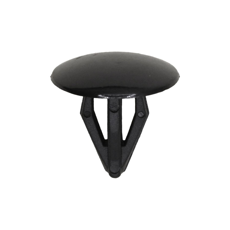 10mmx15mm Black Nylon Single Head Retaining Clip, 18mm Head