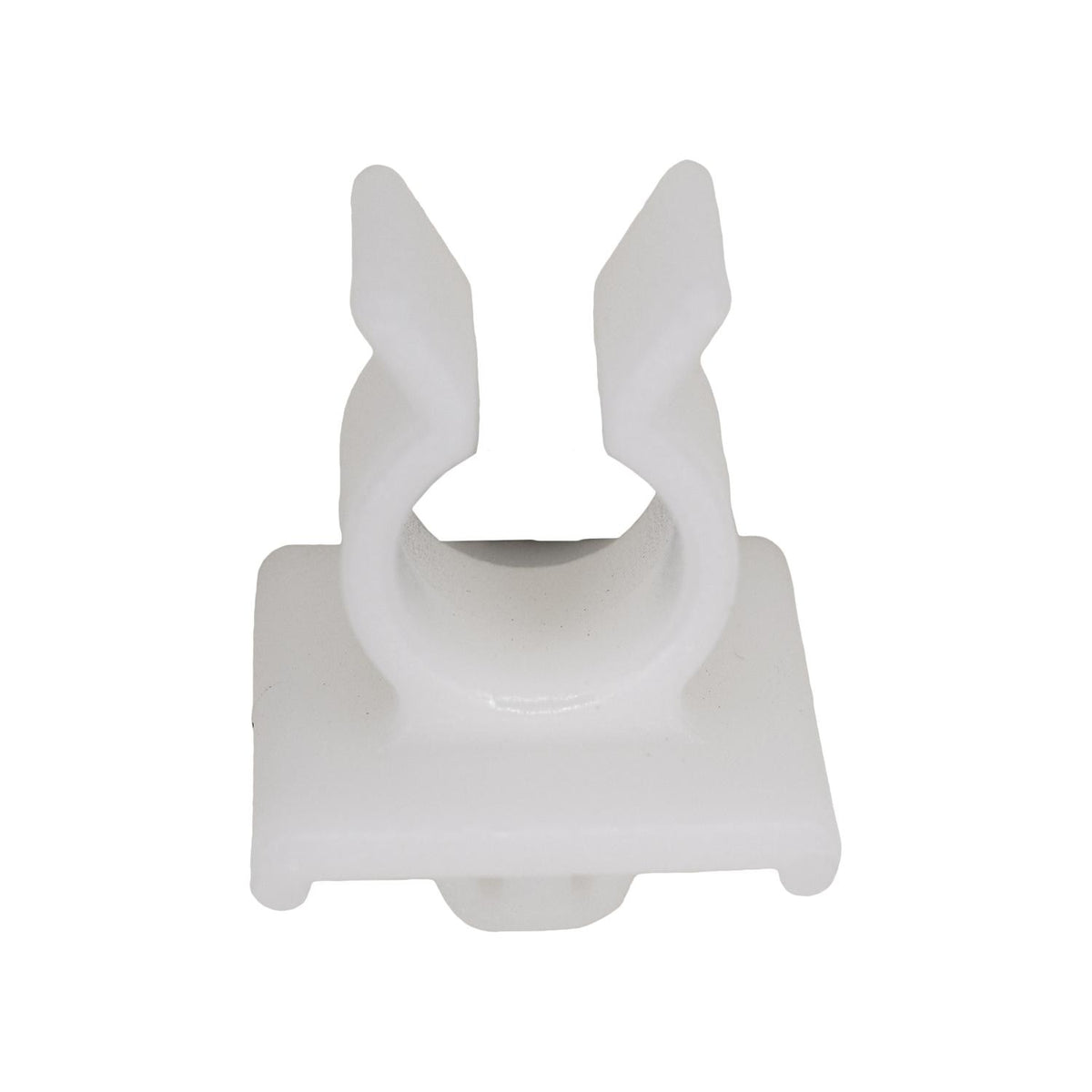 8mm White Nylon Hood Prop Clip Holds Rod
