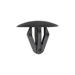9mmx12mm Black Nylon Single Head Retaining Clip, 18mm Head