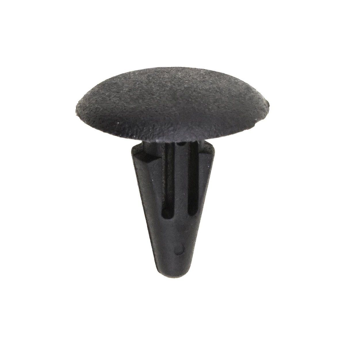 6.5mmx15mm Black Nylon Single Head Retaining Clip, 16mm Head