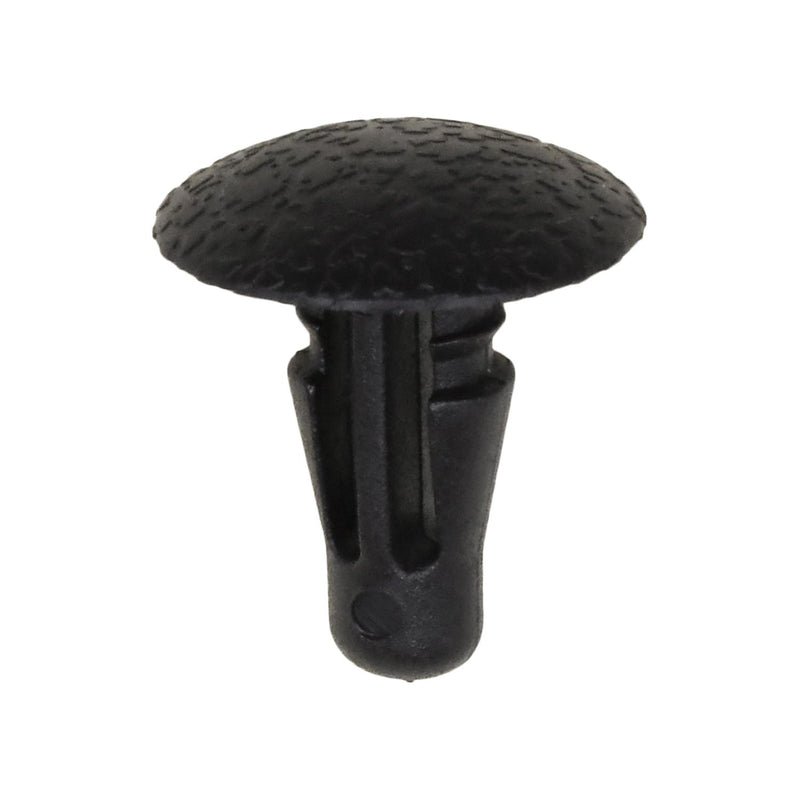 6mmx13mm Black Nylon Single Head Retaining Clip, 13mm Head