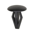 10mmx16mm Black Nylon Single Head Retaining Clip, 14mm Head