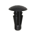 6mmx13mm Black Nylon Single Head Retaining Clip, 11mm Head