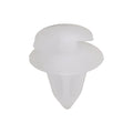10mmx14mm White Nylon Double Head Door Panel Christmas Tree Retainer Overall, 17mm Head