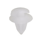 10mmx14mm White Nylon Double Head Door Panel Christmas Tree Retainer Overall, 17mm Head