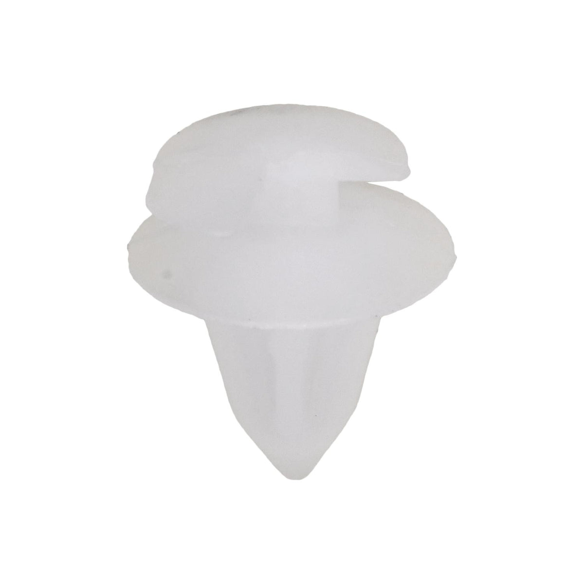 10mmx14mm White Nylon Double Head Door Panel Christmas Tree Retainer Overall, 17mm Head