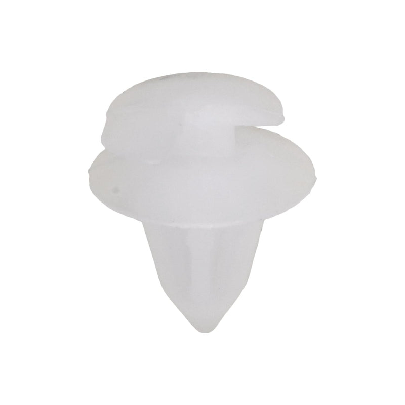 10mmx14mm White Nylon Double Head Door Panel Christmas Tree Retainer Overall, 17mm Head