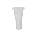 #6 White Nylon Screw Grommet, 7mm Square Hole, 9.5mmx9.5mm