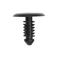 5mmx12mm Black Nylon Single Head Trim Panel Christmas Tree Retainer, 12mm Head