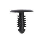 5mmx12mm Black Nylon Single Head Trim Panel Christmas Tree Retainer, 12mm Head
